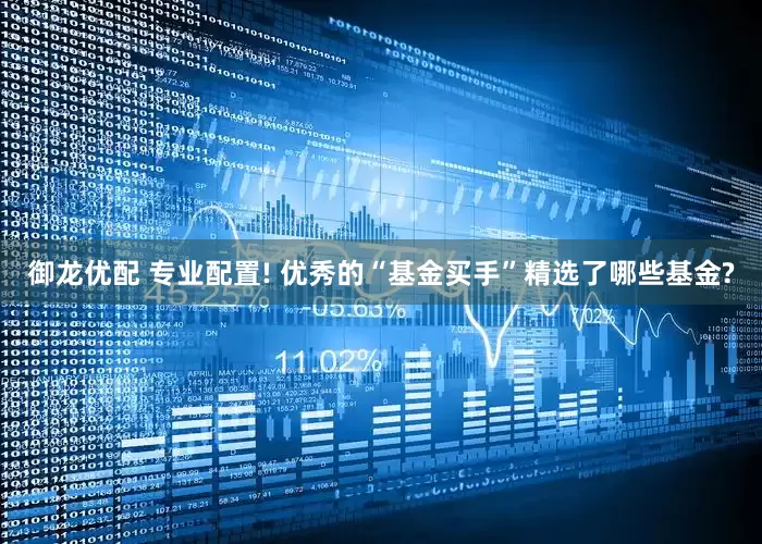 御龙优配 专业配置! 优秀的“基金买手”精选了哪些基金?